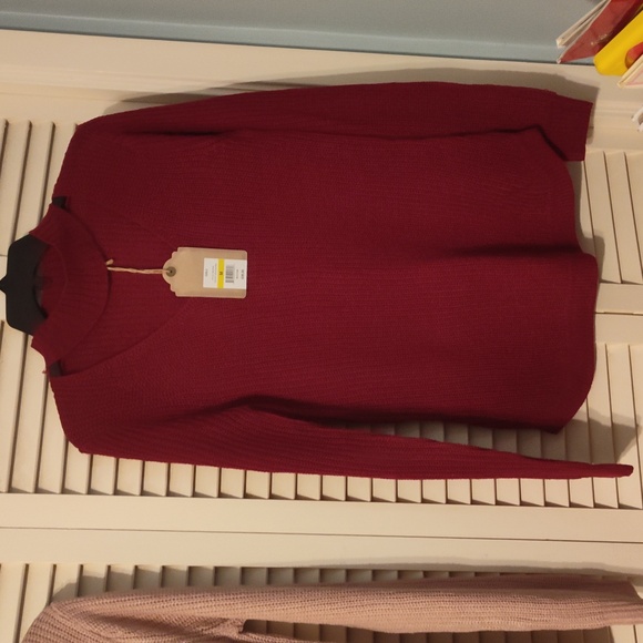 💲5 for$15💲BNWT Mock neck True Craft mauve sweater. - Picture 2 of 9